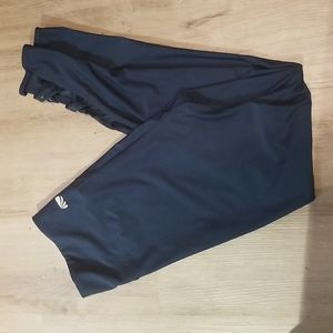 Teal Full Length Stretchy Leggings with detail